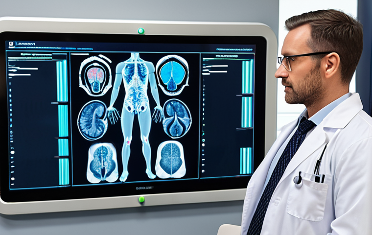 The Transformative Power of AI and Data Analytics in Modern Healthcare**
    "A sleek, futuristic healthcare administration office and clinic. A confident healthcare administrator stands in the foreground, reviewing a holographic display showing predictive health insights derived from data analytics – perhaps a map highlighting disease susceptibility in a specific geographic area, or efficiency metrics. In the background, a doctor is using an AI-powered diagnostic tool on a tablet, quickly analyzing medical images, with a patient calmly sitting nearby. The scene emphasizes efficiency, precision, and the seamless integration of artificial intelligence and data analytics to improve patient care and administrative tasks, conveying a sense of progress and innovation. Bright, clean lighting with digital interfaces."

2.  **Prompt for