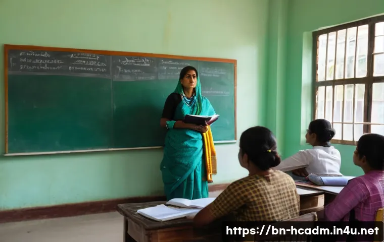 보건의료행정사 교육 과정 비용 - A detailed classroom scene in Bangladesh featuring diverse adult students attentively participating ...